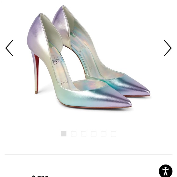 CHRISTIAN LOUBOUTIN Iriza 100 leather pumps 38.5 - SOLD OUT - Picture 3 of 9